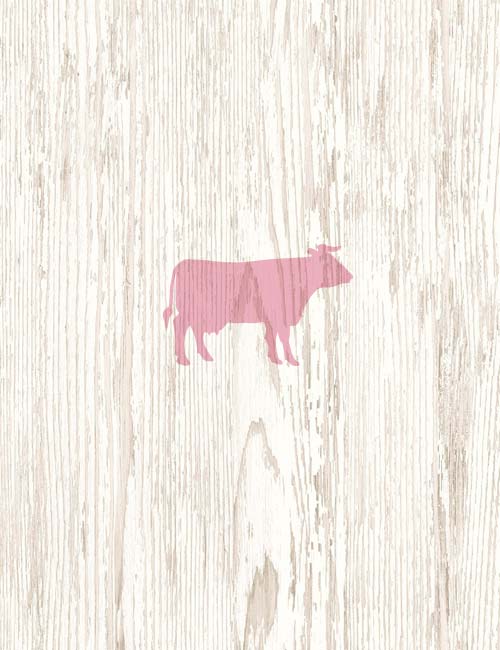 Azienda Agricola Manig. Fondo in legno con mucca